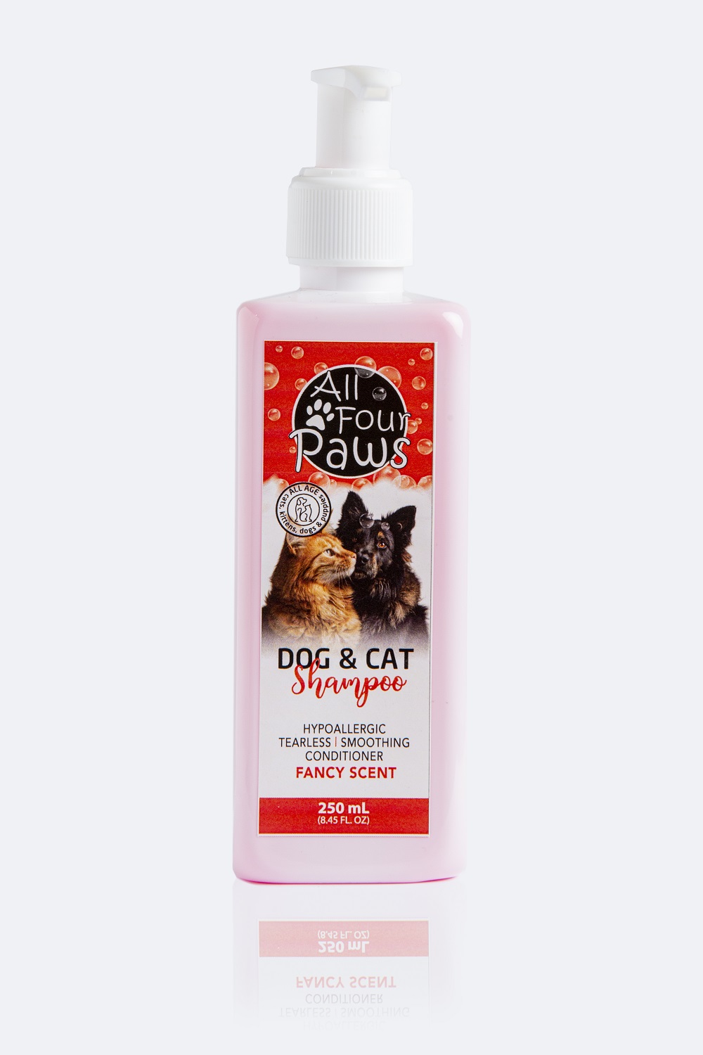 All Four Paws Dog & Cat Shampoo, Fancy Scent – 250 mL